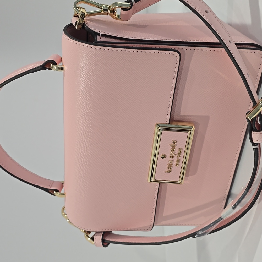 NWT⭐ Kate Spade #KG184 Reegan Top Handle Leather Crossbody ⭐ NEW WITH TAG - Picture 9 of 17